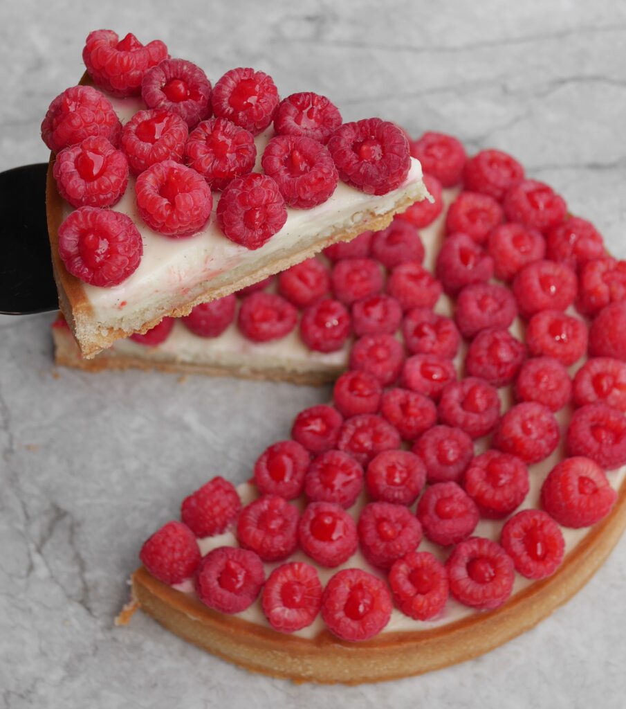 Raspberry and vanilla tart The Pastry Nerd