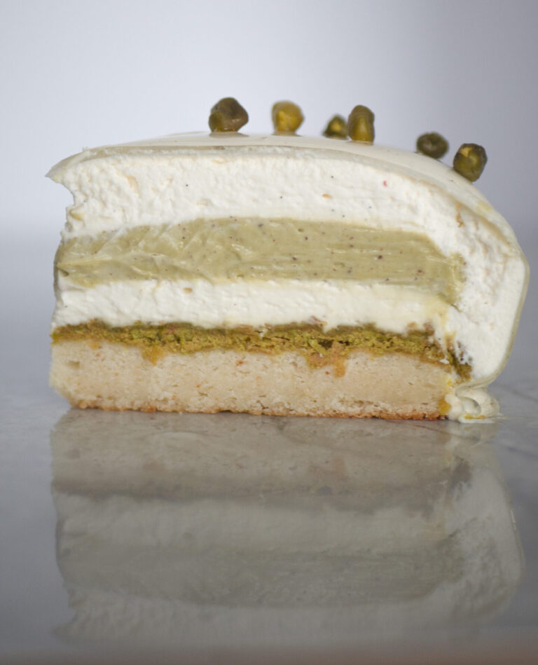 Pistachio And Vanilla Mousse Cake The Pastry Nerd